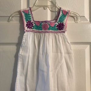 Baby floral embroidered dress New